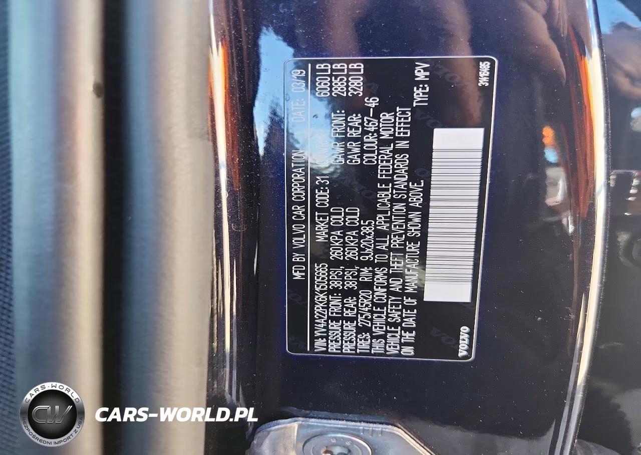 2019 Volvo Xc90 T6 Momentum VIN:YV4A22PK6K1505665 - 13