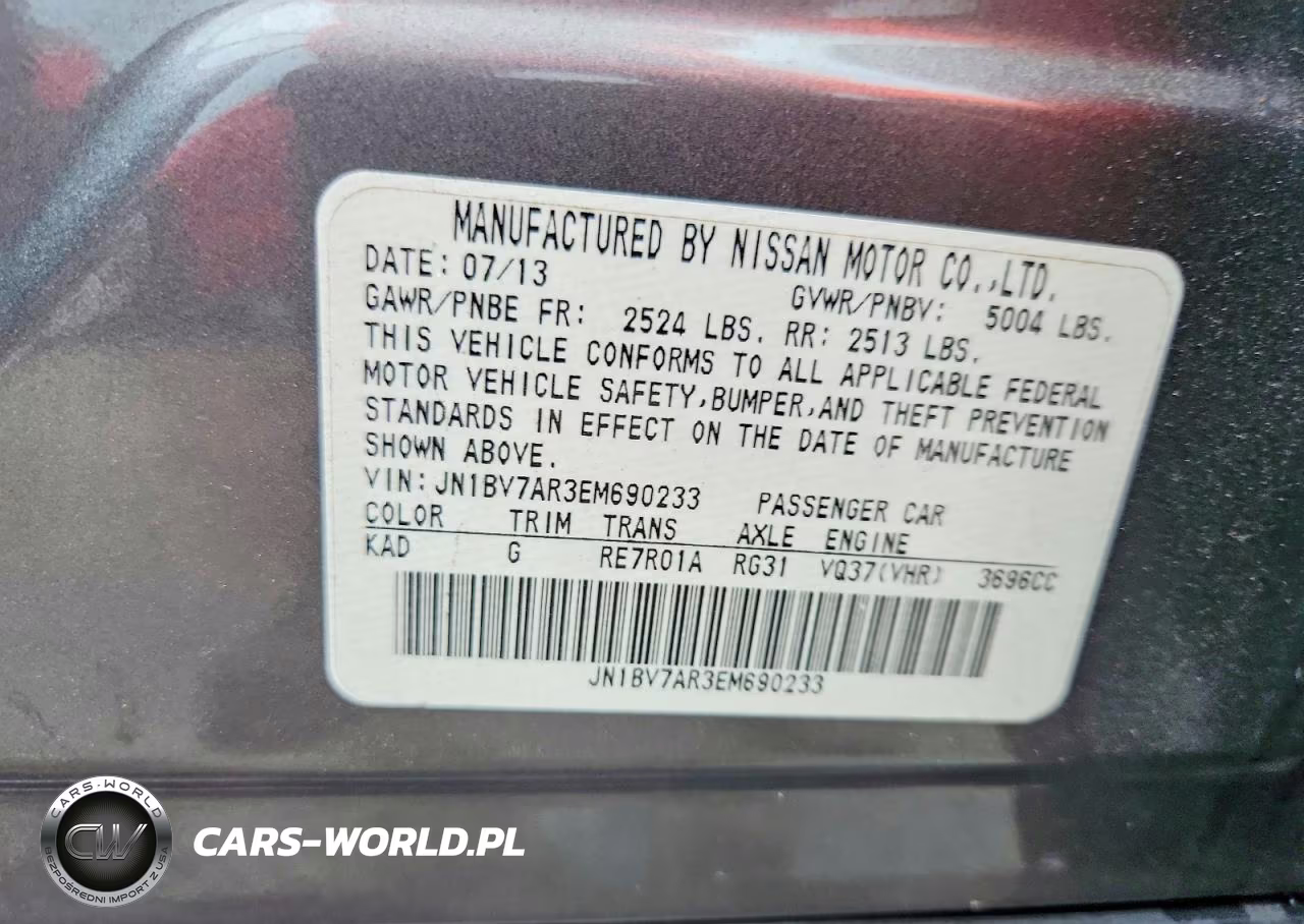 2014 Infiniti Q50 Premium VIN:JN1BV7AR3EM690233 - 13