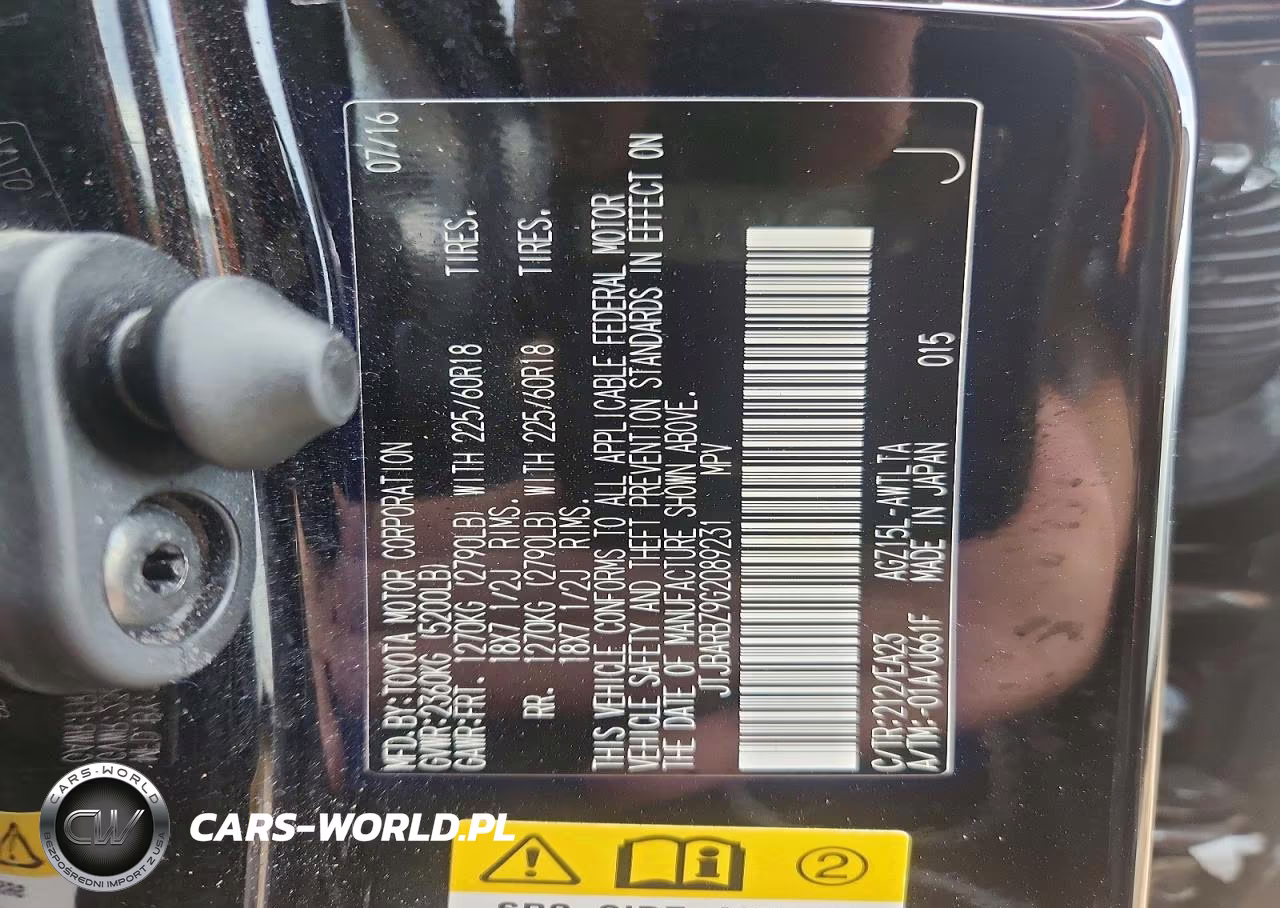 2016 Lexus Nx 200T Base VIN:JTJBARBZ9G2089231 - 12