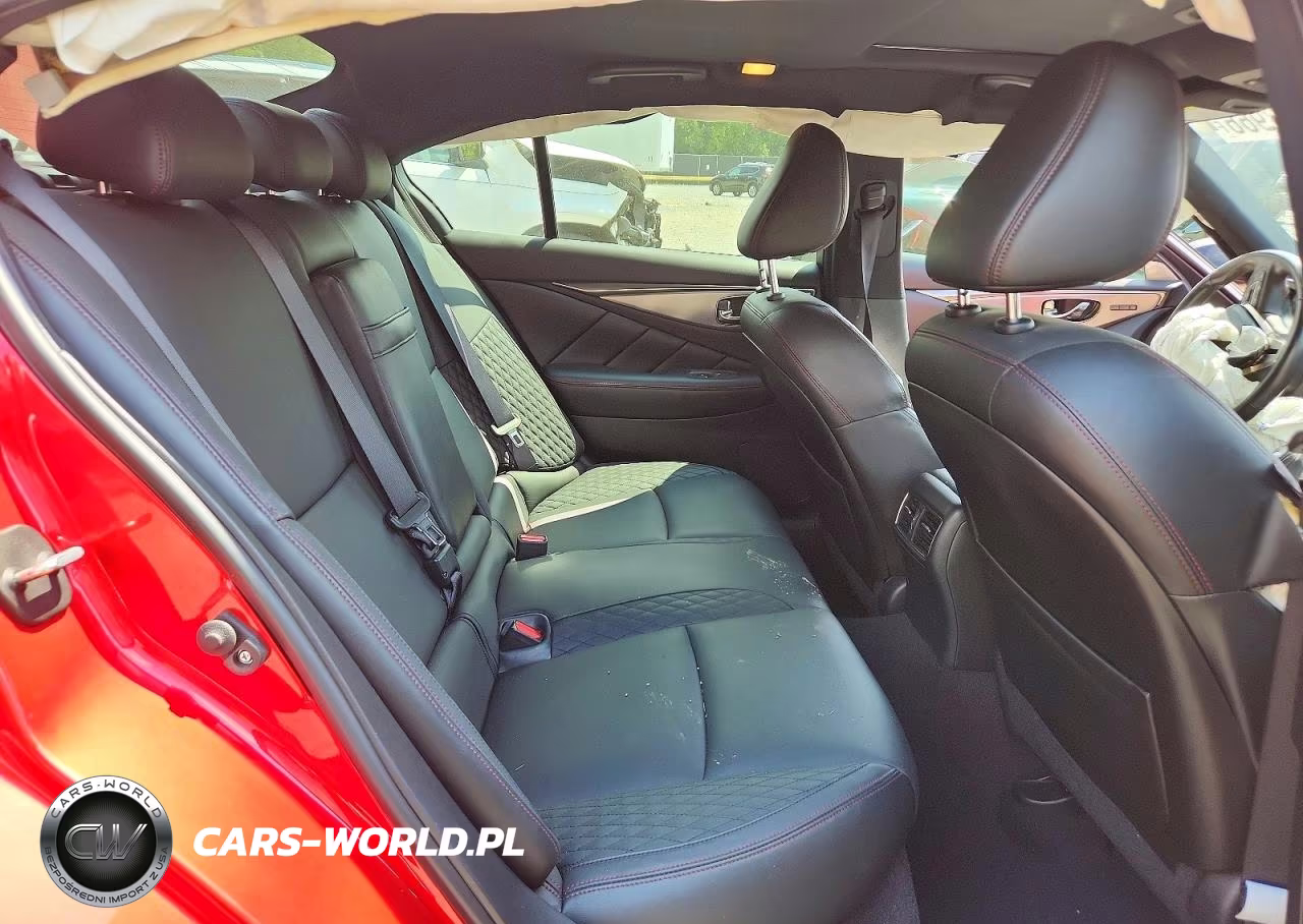 2019 Infiniti Q50 Red Sport 400 VIN:JN1FV7AR4KM830500 - 10