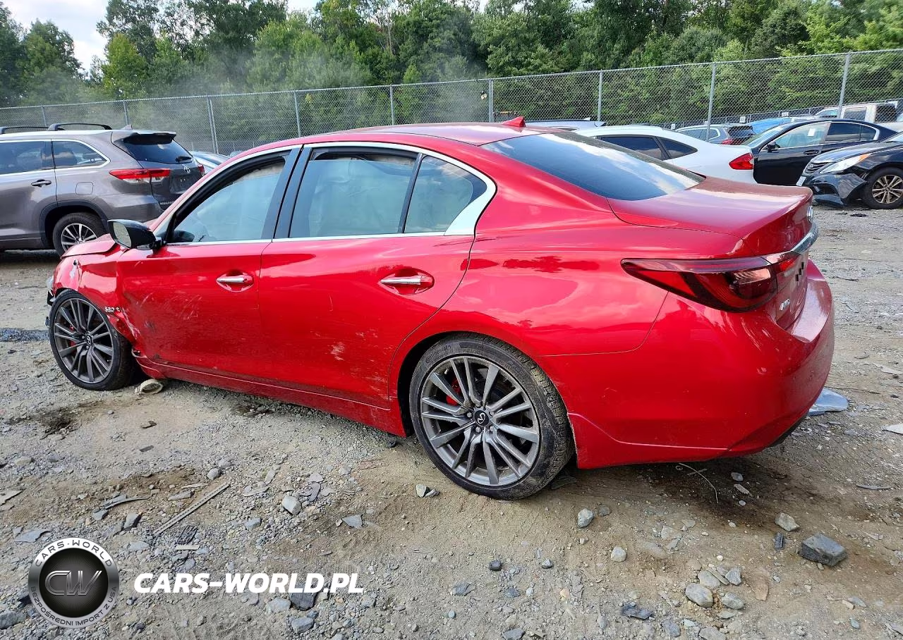 2019 Infiniti Q50 Red Sport 400 VIN:JN1FV7AR4KM830500 - 2