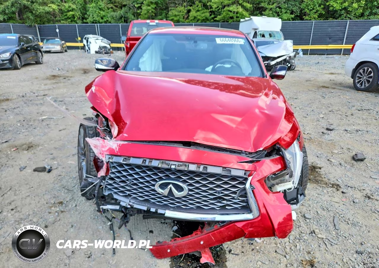 2019 Infiniti Q50 Red Sport 400 VIN:JN1FV7AR4KM830500 - 5