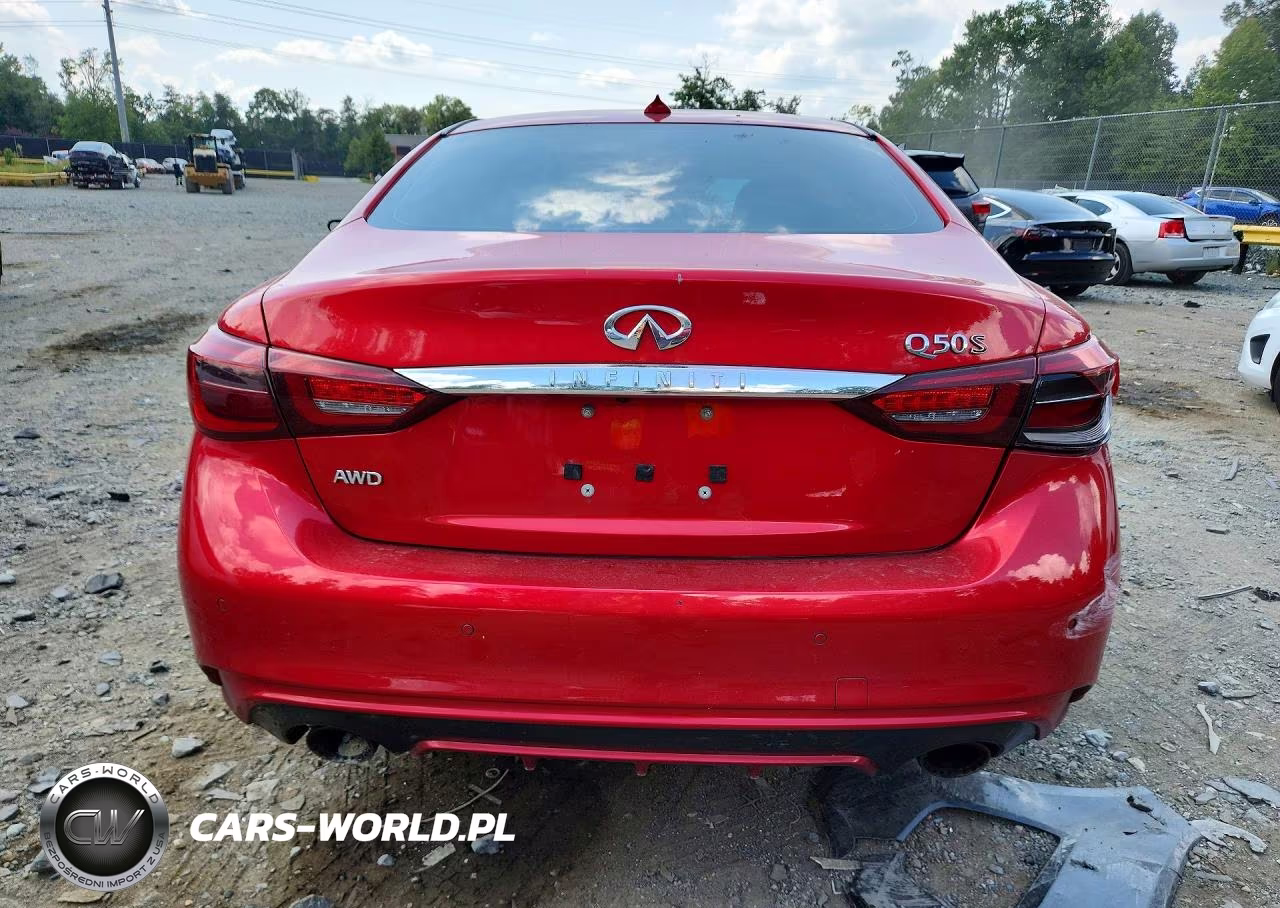 2019 Infiniti Q50 Red Sport 400 VIN:JN1FV7AR4KM830500 - 6