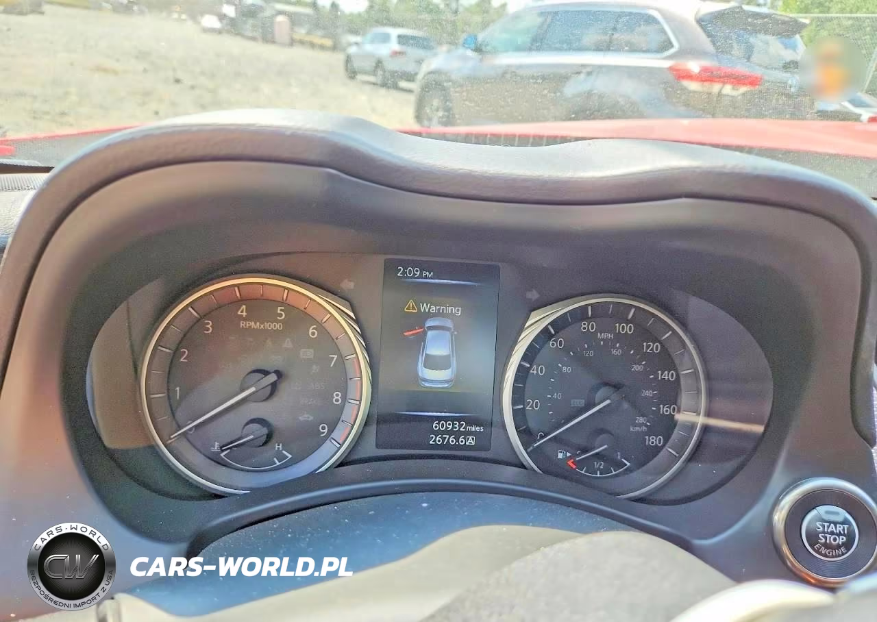 2019 Infiniti Q50 Red Sport 400 VIN:JN1FV7AR4KM830500 - 9