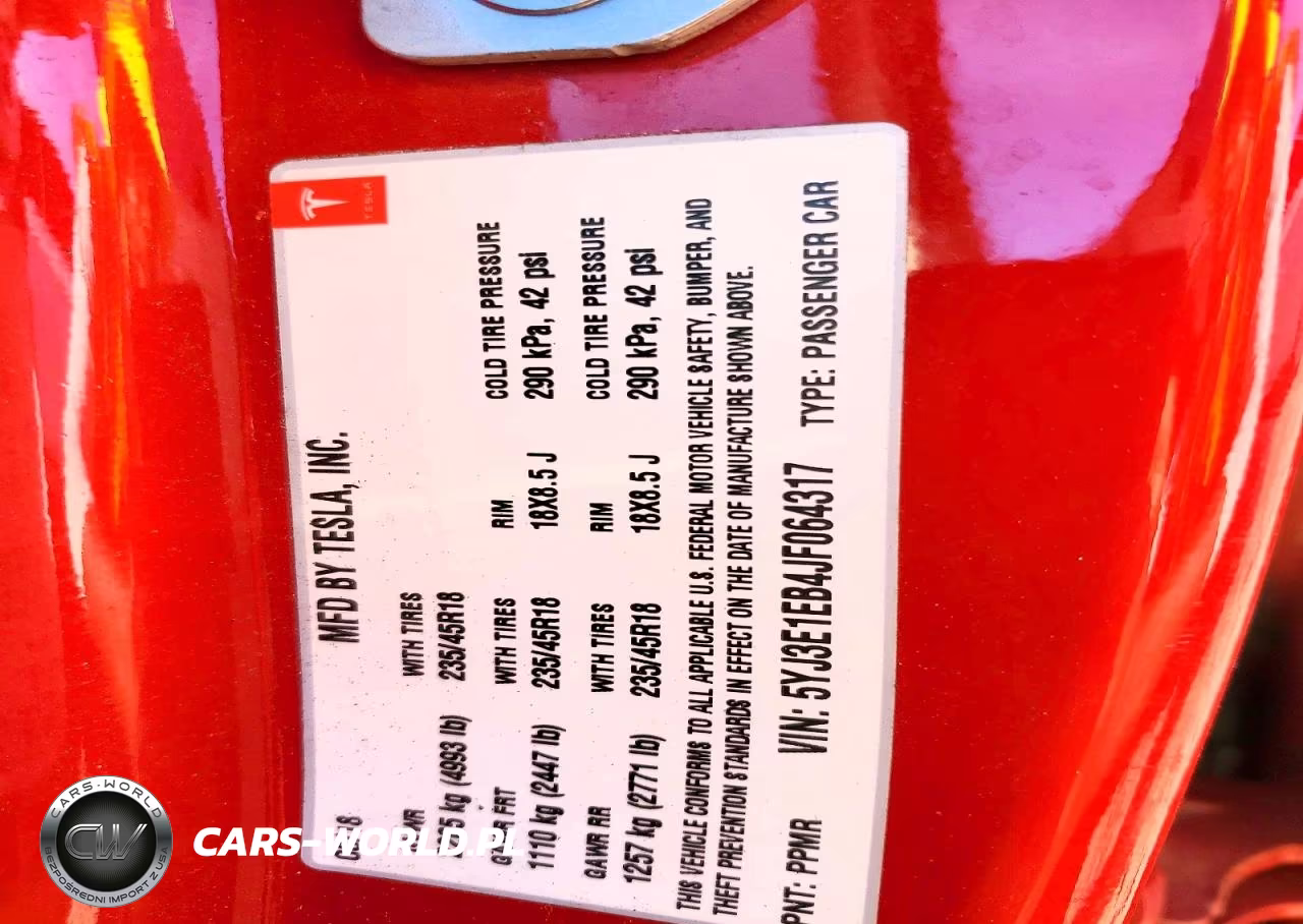 2018 Tesla Model 3 VIN:5YJ3E1EB4JF064317 - 13