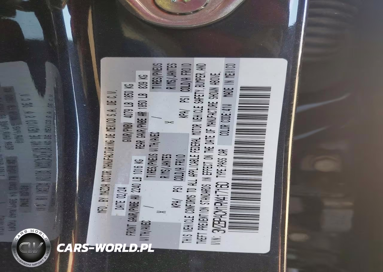 2024 Mazda 3 Preferred VIN:3MZBPACM1RM417160 - 12