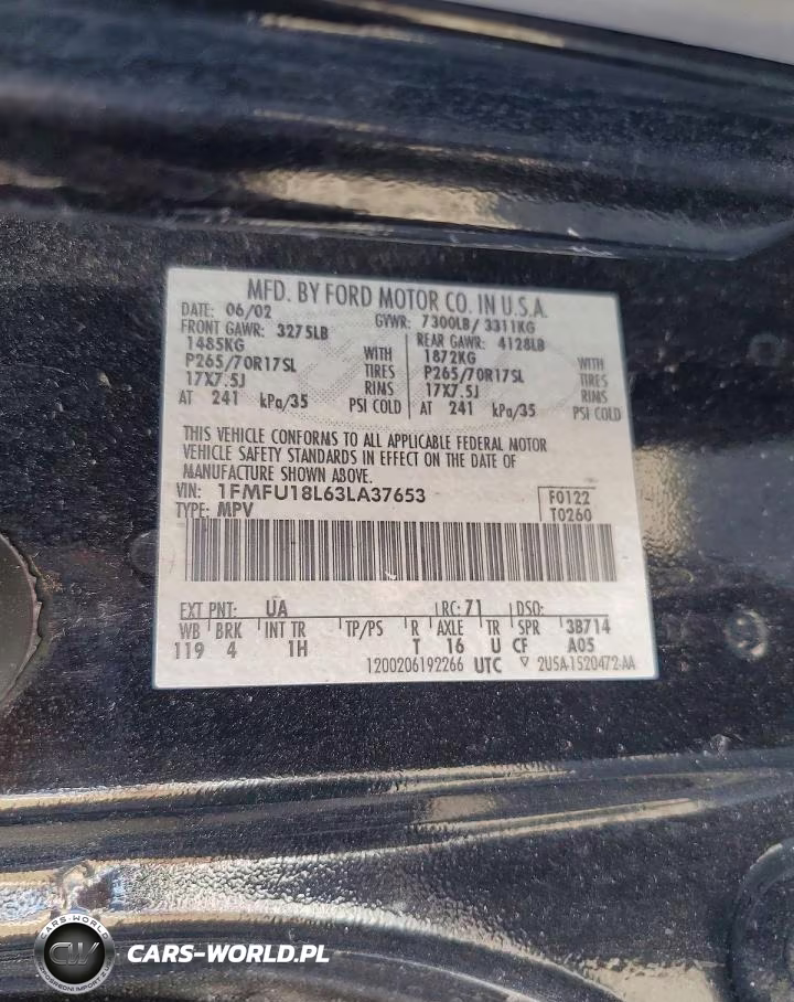2003 Ford Expedition Eddie Bauer VIN:1FMFU18L63LA37653 - 13