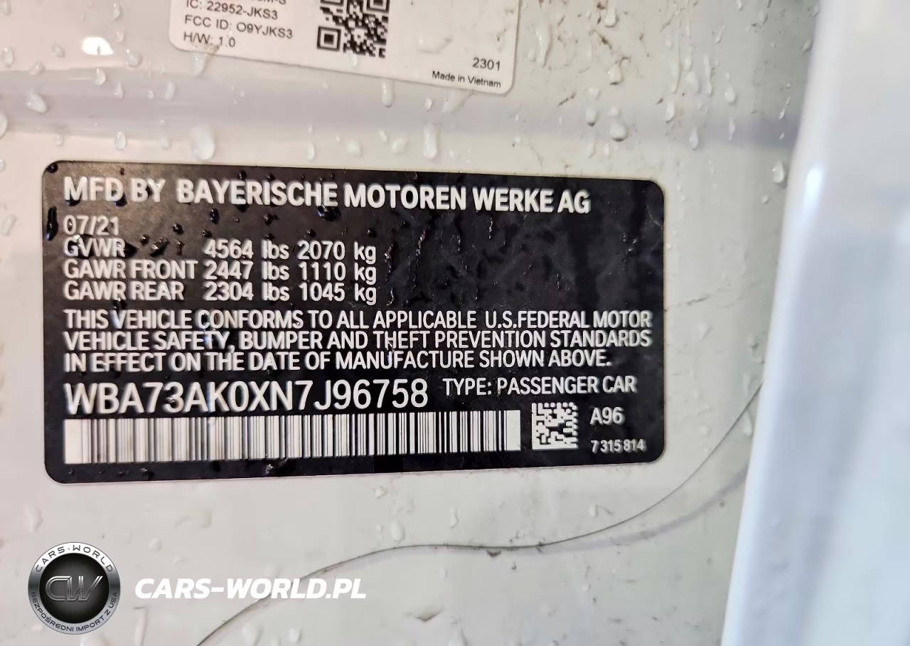 2022 BMW 228Xi VIN:WBA73AK0XN7J96758 - 13
