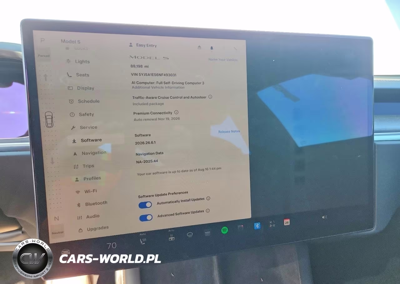 2022 Tesla Model S VIN:5YJSA1E56NF493031 - 9