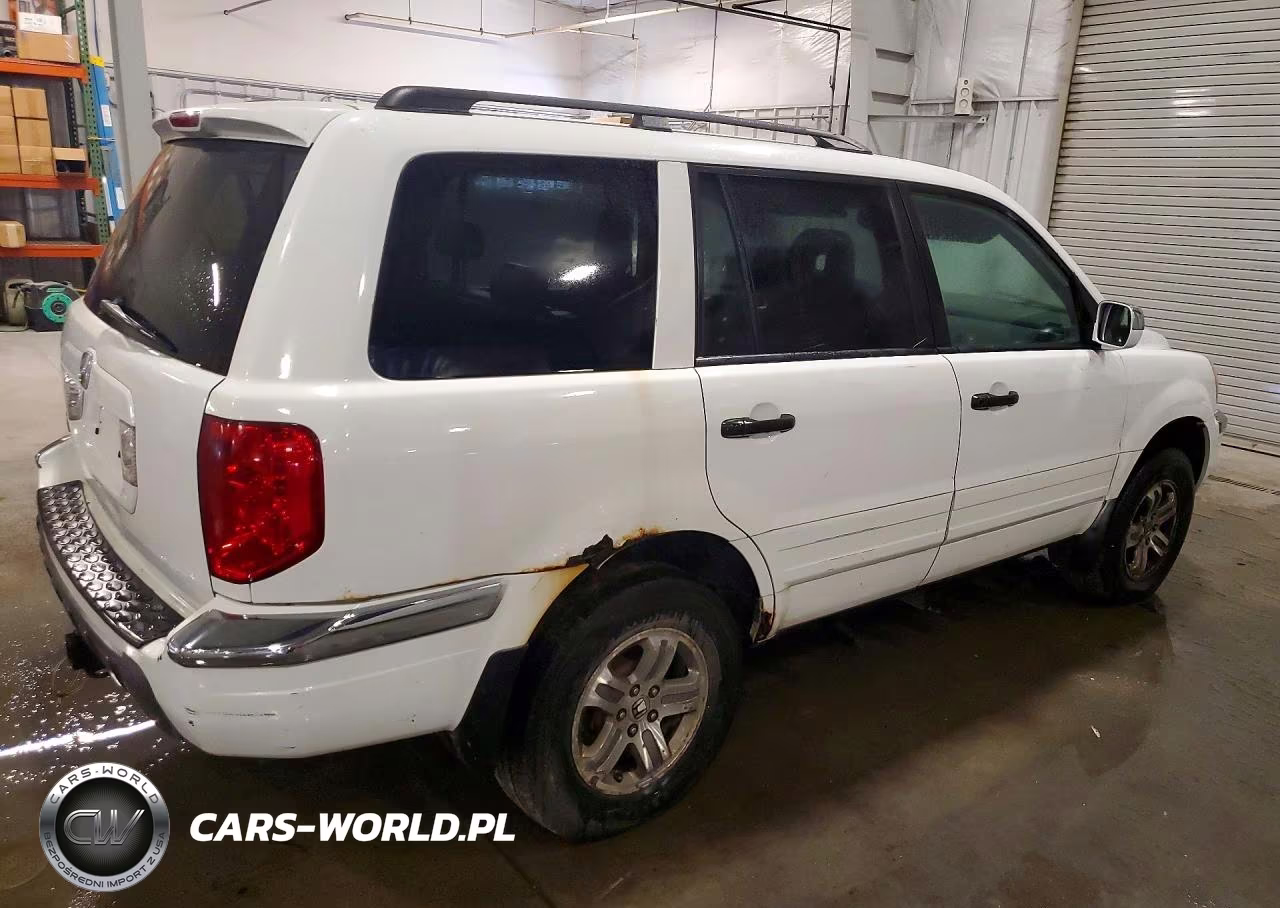 2003 Honda Pilot Exl VIN:2HKYF18553H576035 - 3