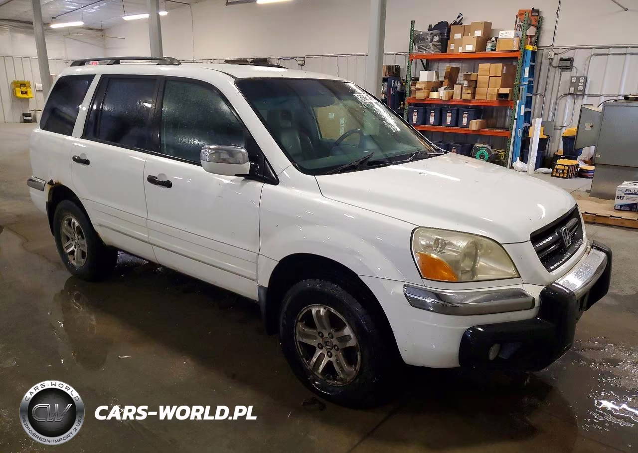 2003 Honda Pilot Exl VIN:2HKYF18553H576035 - 4