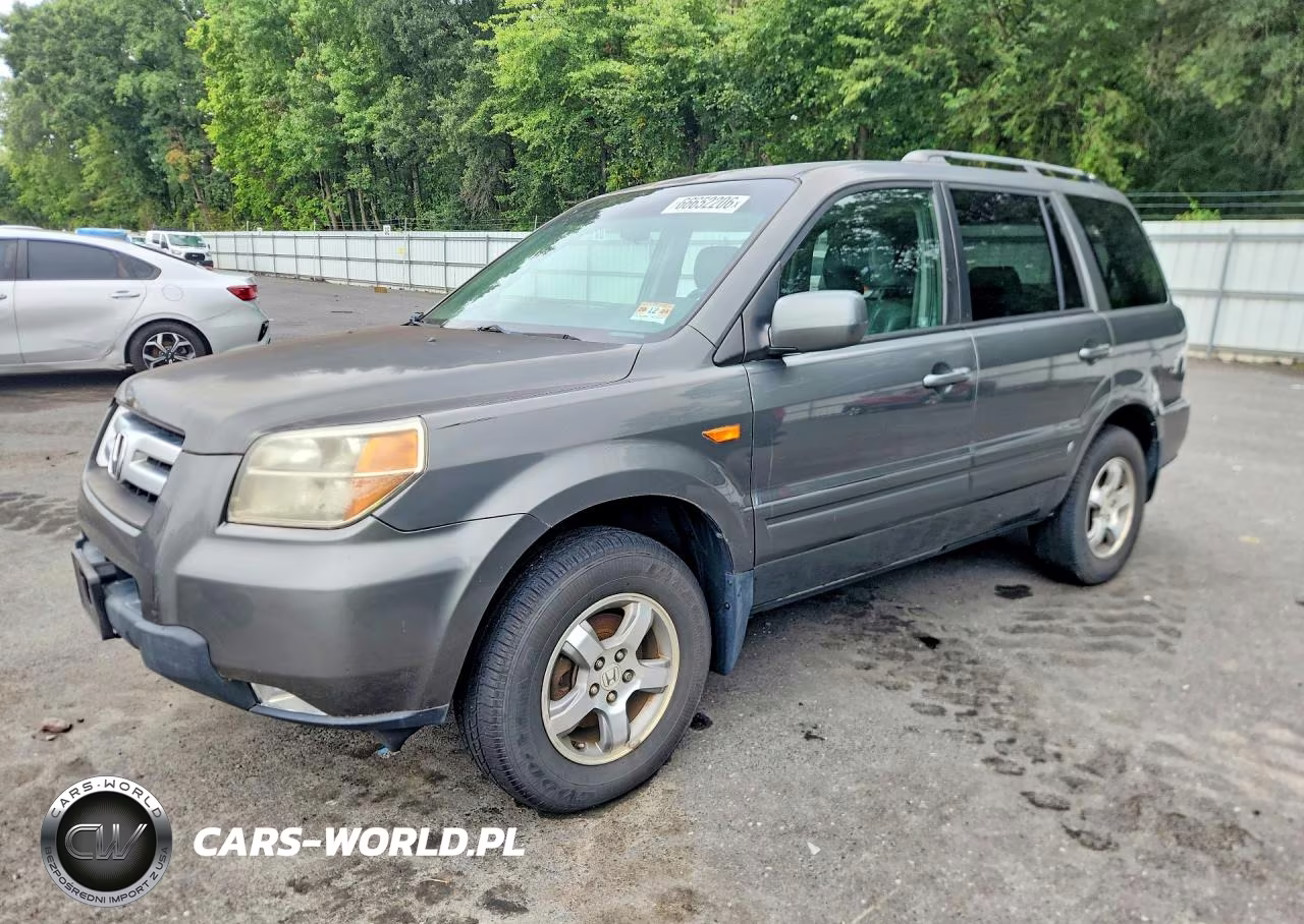 2007 Honda Pilot Exl VIN:2HKYF18647H509604 - 1