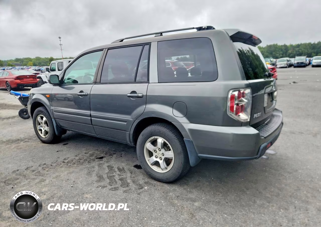 2007 Honda Pilot Exl VIN:2HKYF18647H509604 - 2