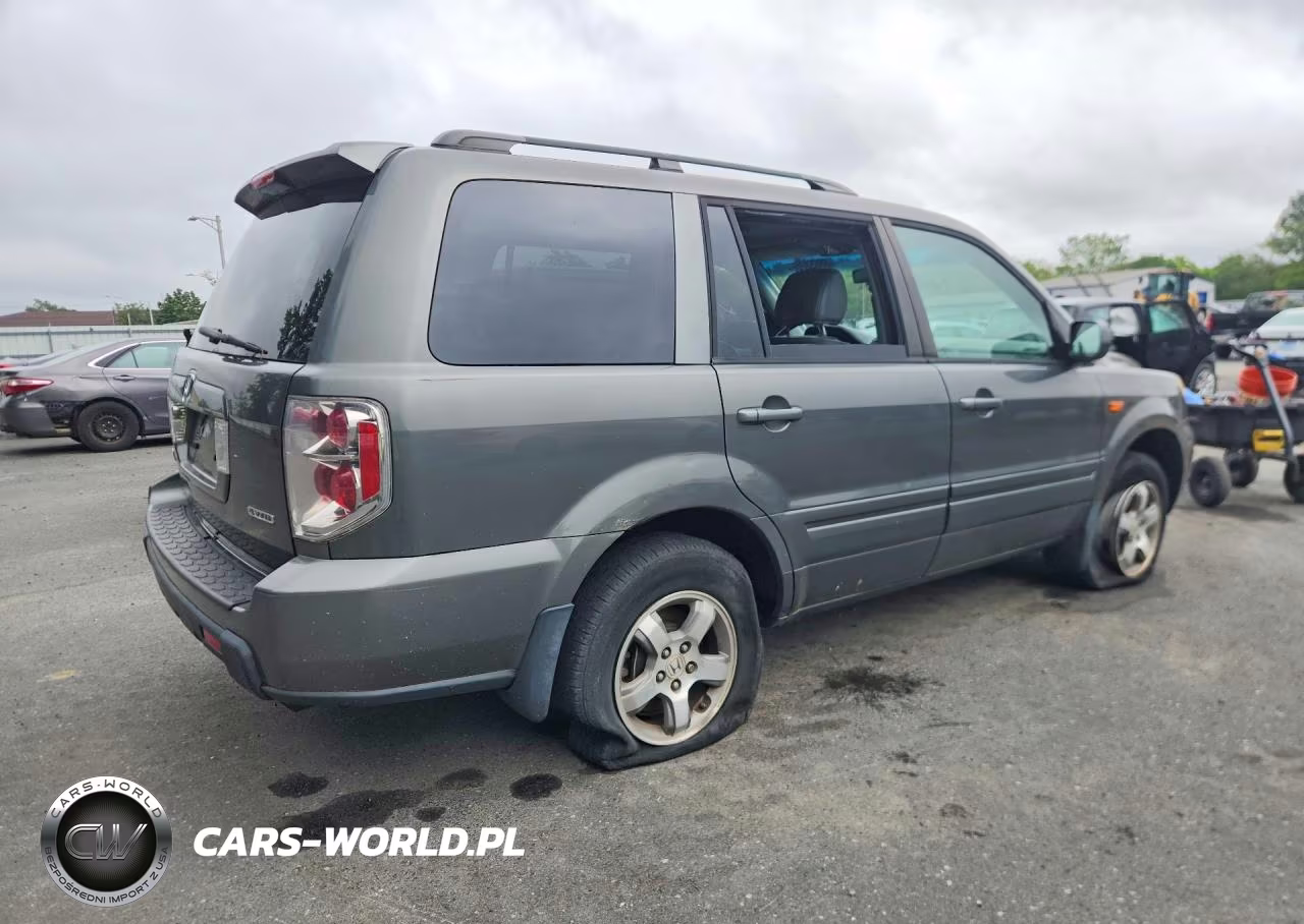 2007 Honda Pilot Exl VIN:2HKYF18647H509604 - 3