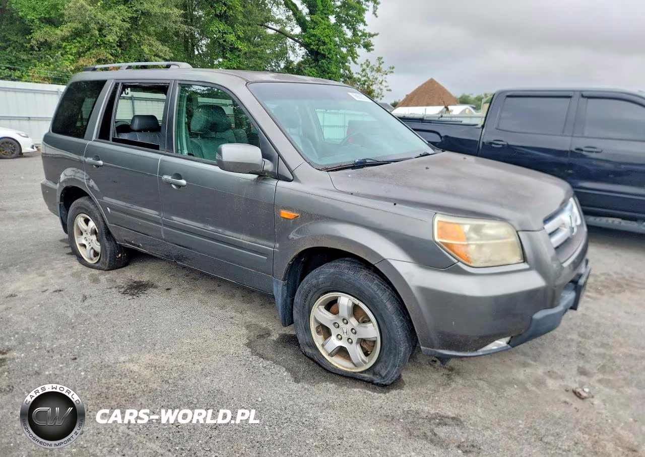 2007 Honda Pilot Exl VIN:2HKYF18647H509604 - 4