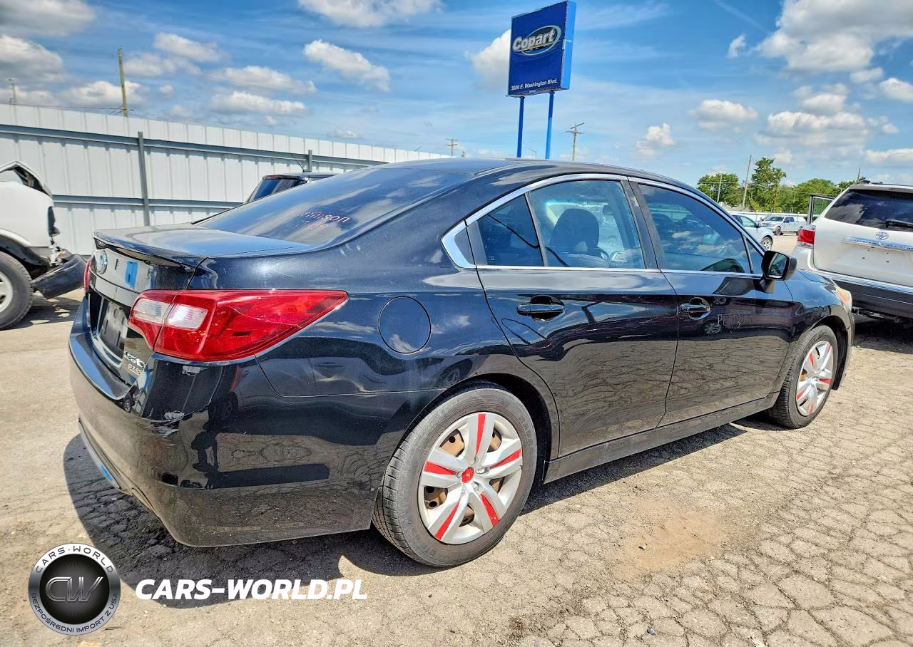 2017 Subaru Legacy 2.5I VIN:4S3BNAA66H3058689 - 3