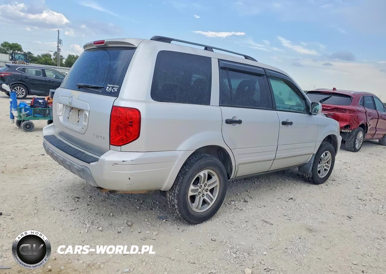 2005 Honda Pilot Exl VIN:2HKYF18695H532034 - 3