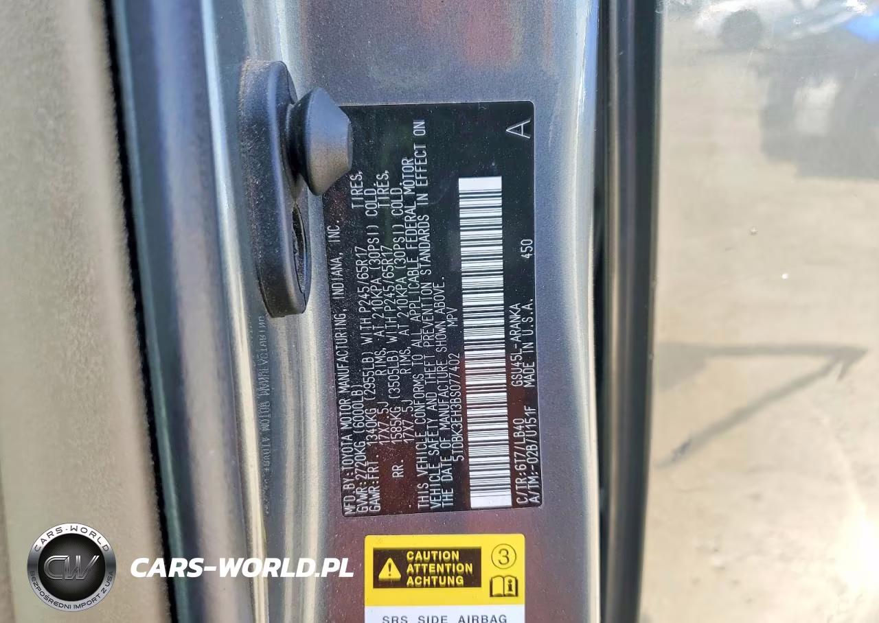 2011 Toyota Highlander Se VIN:5TDBK3EH3BS077402 - 12