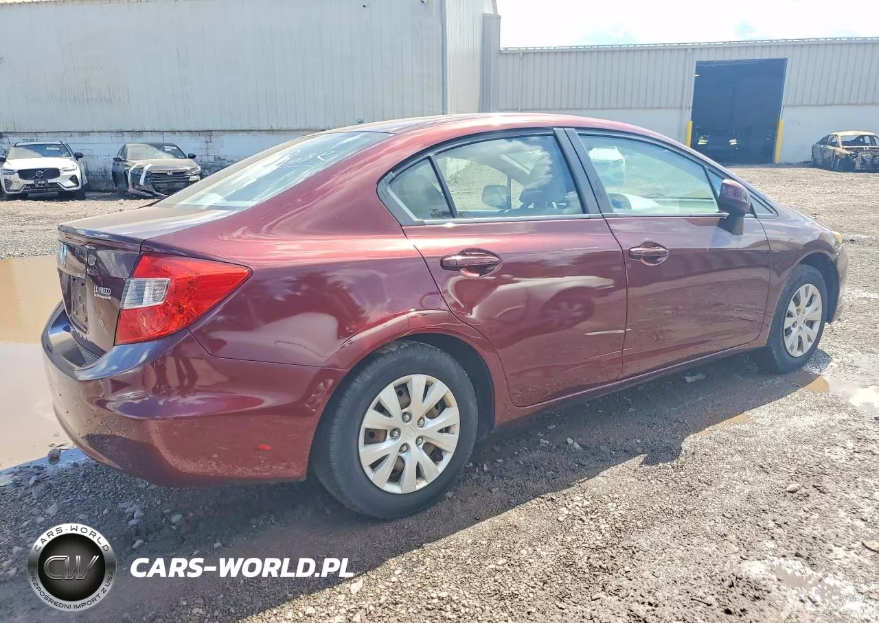 2012 Honda Civic Lx VIN:19XFB2E51CE064127 - 3