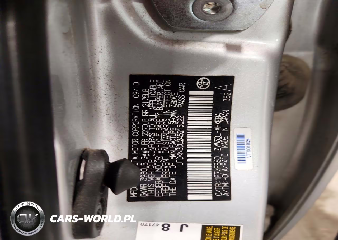 2010 Toyota Prius Iii VIN:JTDKN3DU2A5215022 - 12