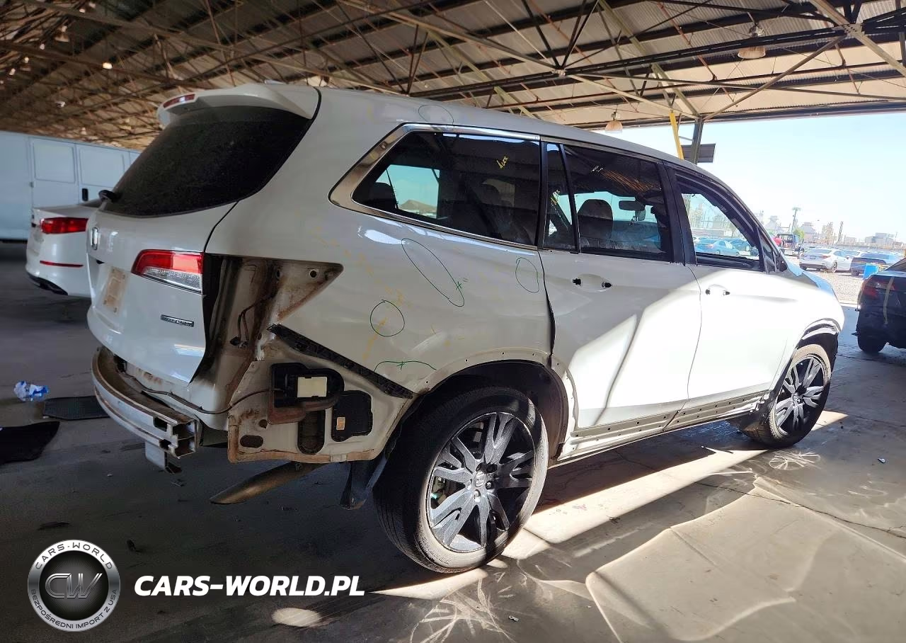 2022 Honda Pilot Se VIN:5FNYF5H23NB033720 - 3
