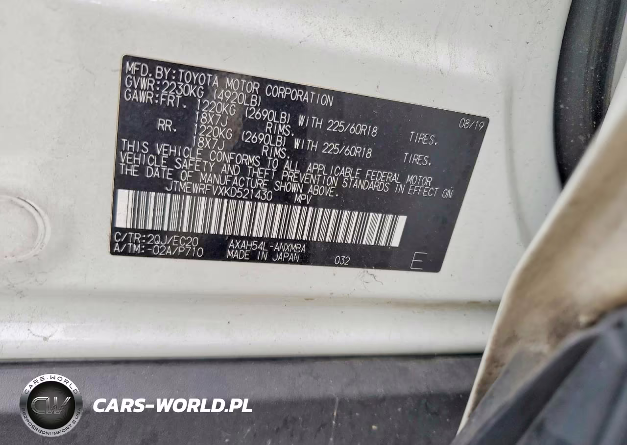 2019 Toyota Rav4 Xse VIN:JTMEWRFVXKD521430 - 13