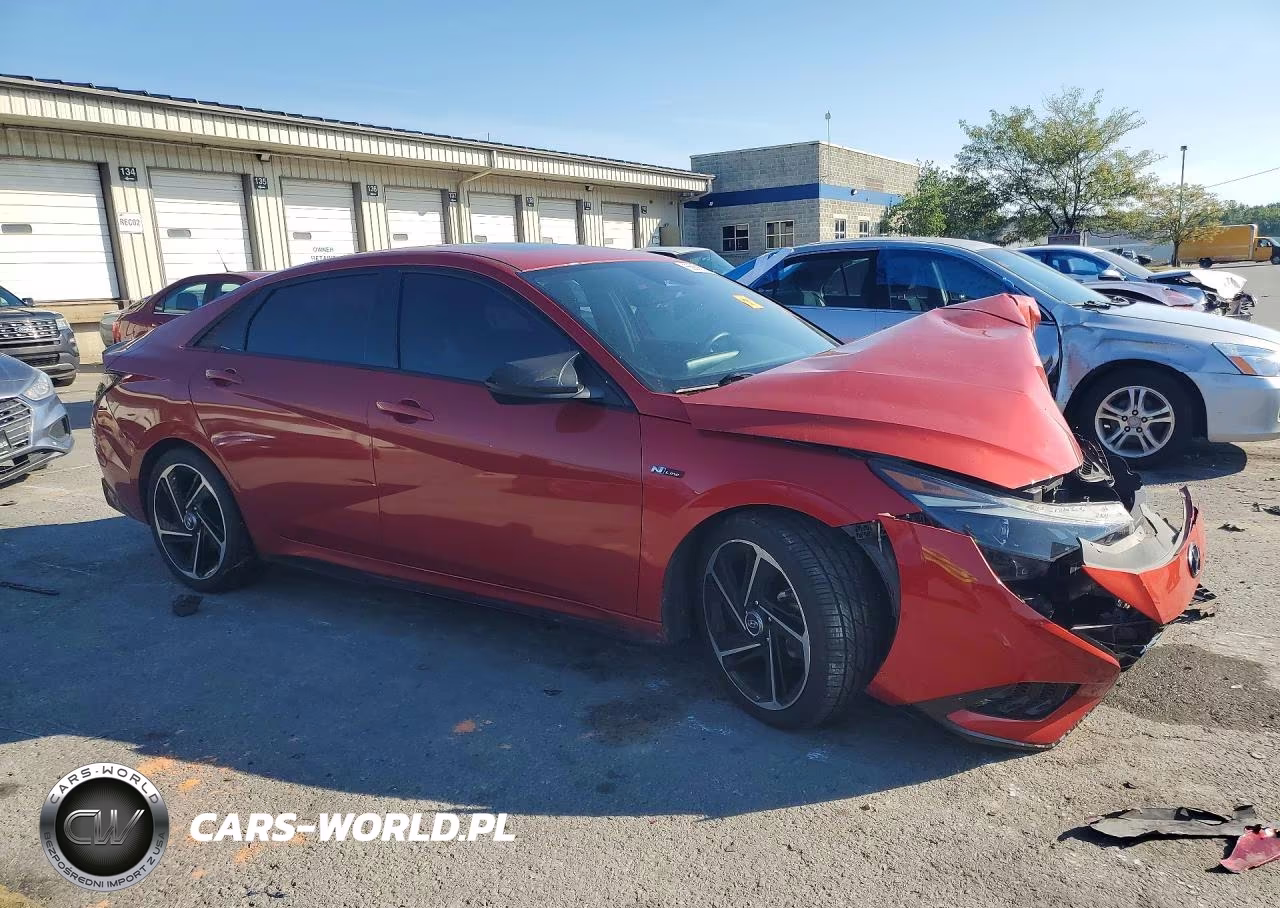 2022 Hyundai Elantra N Line VIN:KMHLR4AF8NU304556 - 4