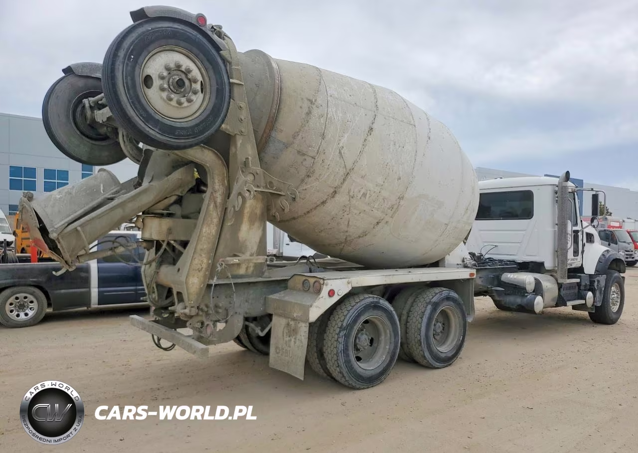 2014 Mack Granite Ready Mix Truck VIN:1M2AX04C5EM020230 - 3