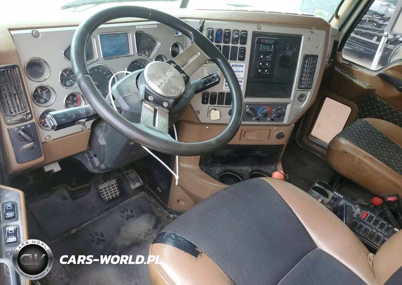 2014 Mack Granite Ready Mix Truck VIN:1M2AX04C5EM020230 - 8