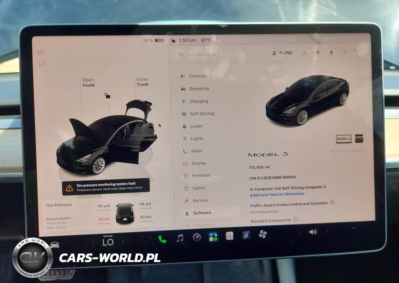 2022 Tesla Model 3 VIN:5YJ3E1EA9NF289684 - 9