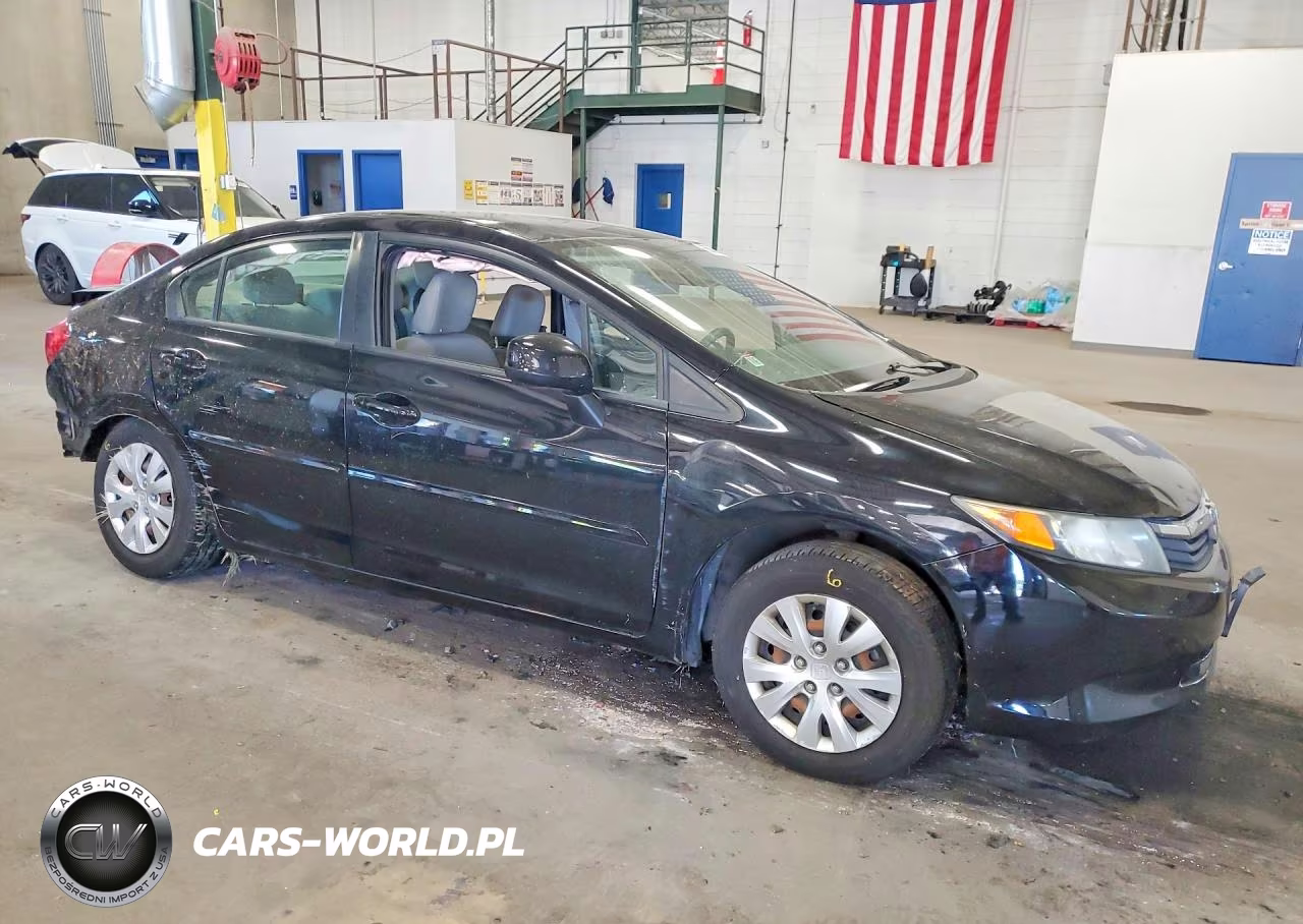2012 Honda Civic Lx VIN:19XFB2F51CE012687 - 4