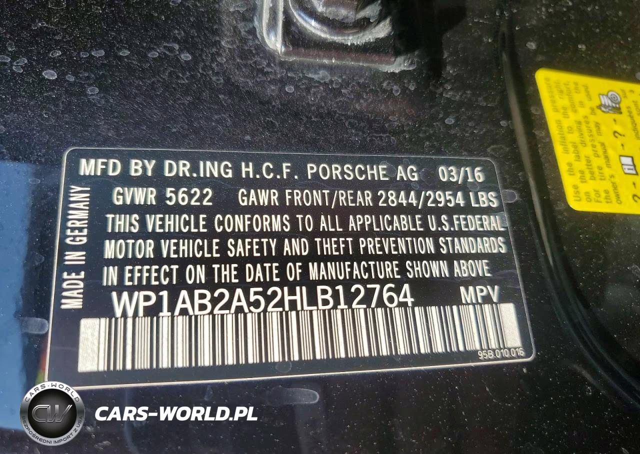 2017 Porsche Macan S VIN:WP1AB2A52HLB12764 - 14