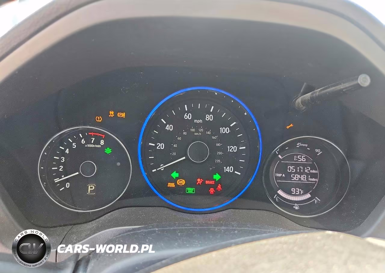 2019 Honda Hr-V Lx VIN:3CZRU6H32KG720373 - 9