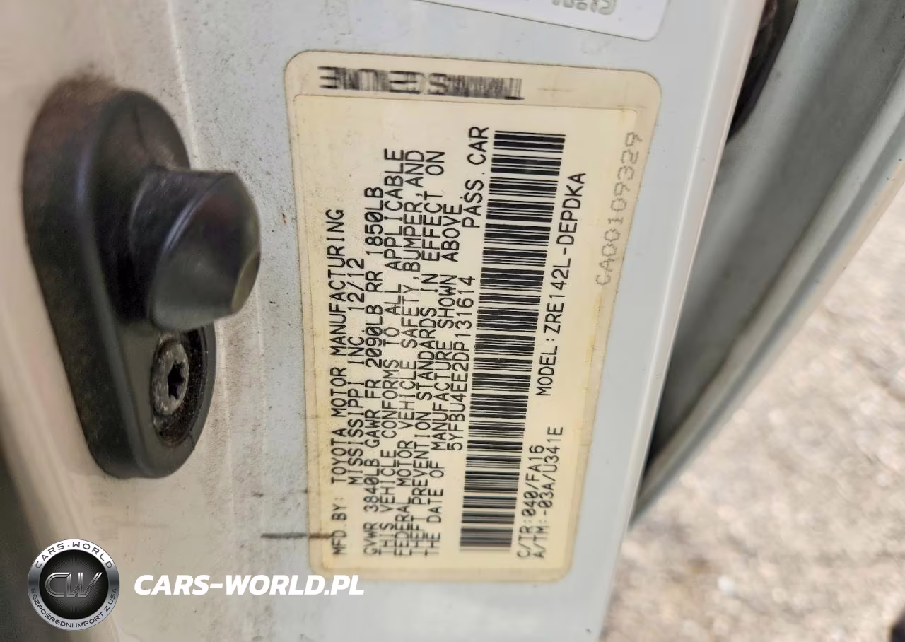 2013 Toyota Corolla L VIN:5YFBU4EE2DP131614 - 12