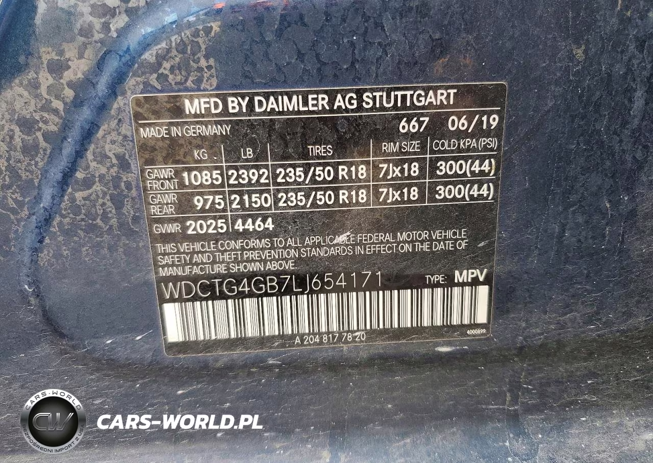 2020 Mercedes-Benz Gla 250 4Matic VIN:WDCTG4GB7LJ654171 - 13