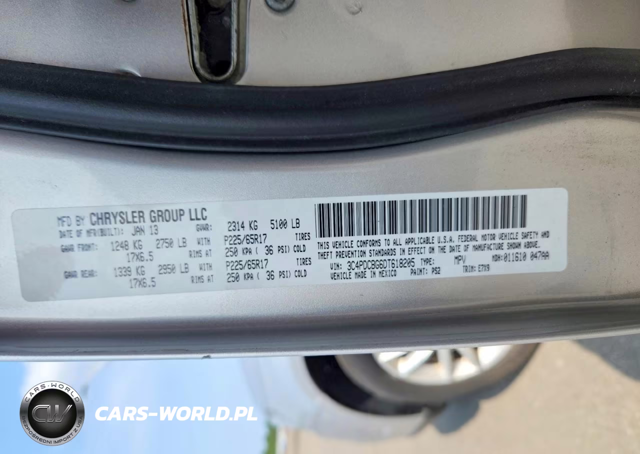 2013 Dodge Journey Sxt VIN:3C4PDCBG6DT618205 - 13
