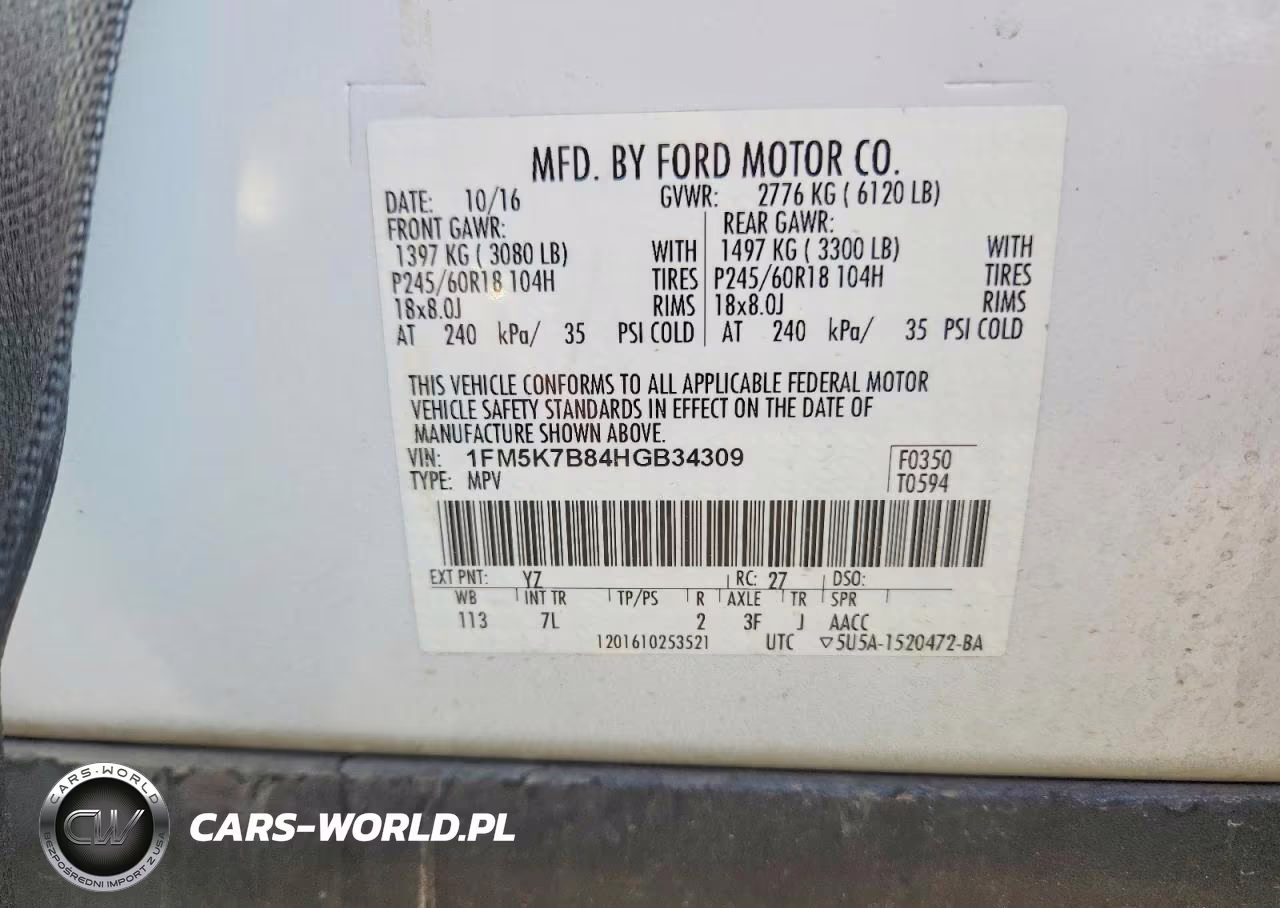 2017 Ford Explorer VIN:1FM5K7B84HGB34309 - 13