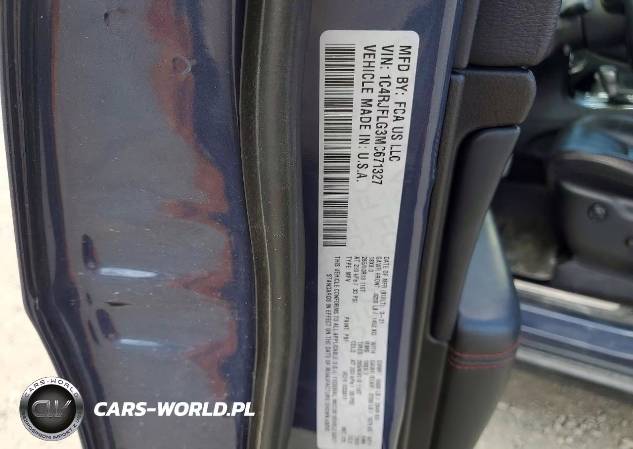 2021 Jeep Grand Cherokee Trailhawk VIN:1C4RJFLG3MC671327 - 13