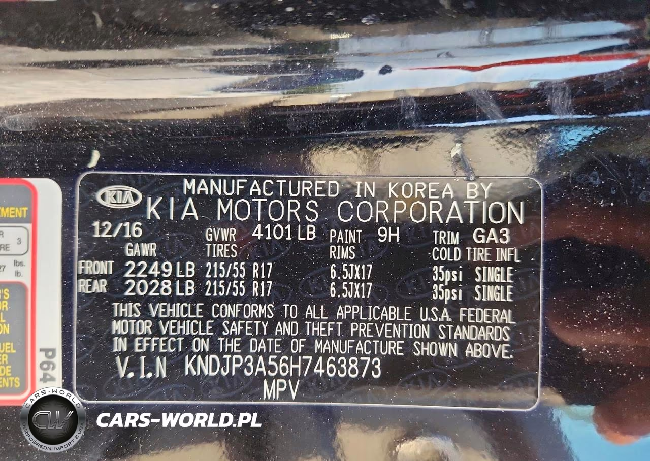 2017 Kia Soul + VIN:KNDJP3A56H7463873 - 12
