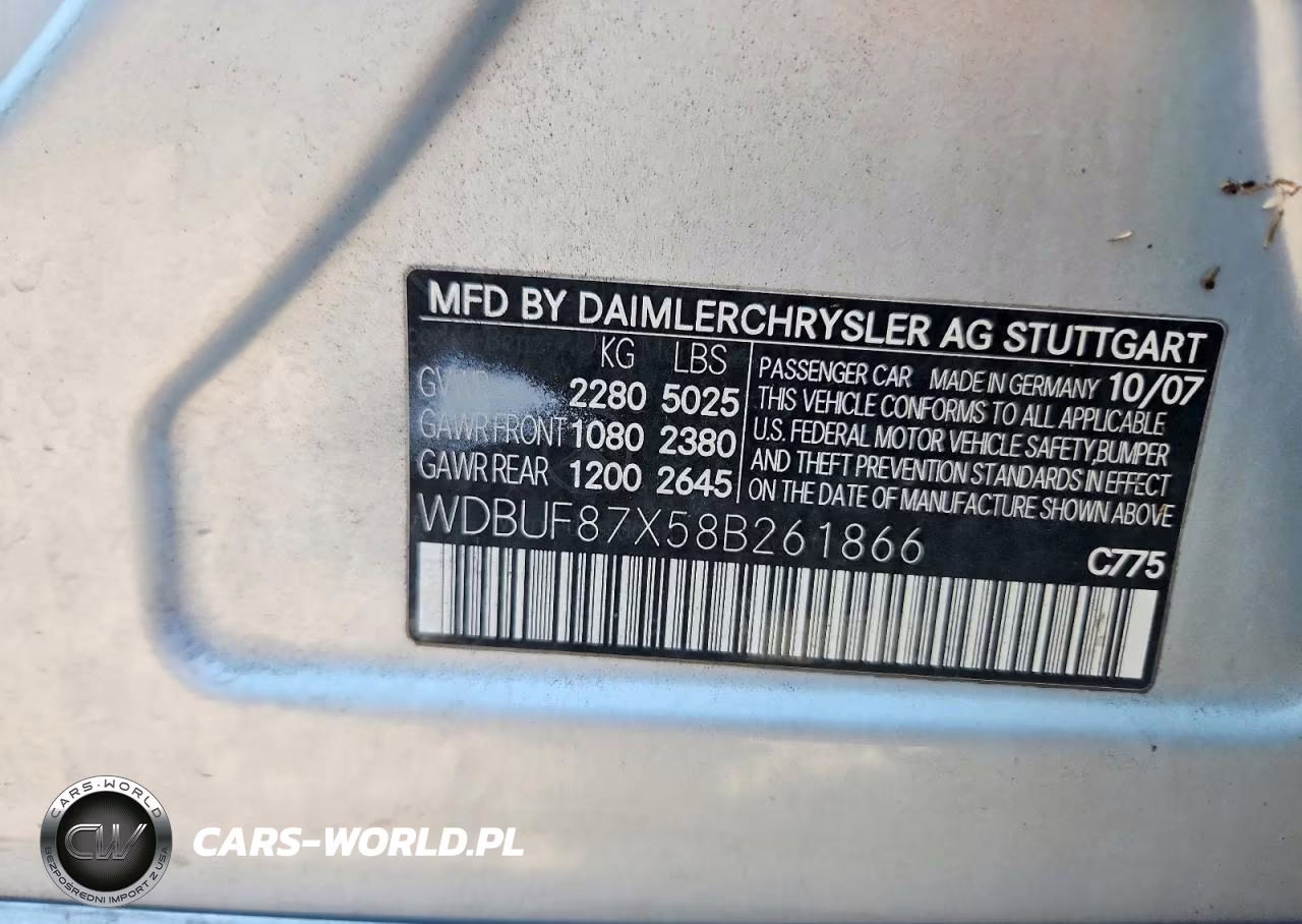 2008 Mercedes-Benz E 350 4Matic VIN:WDBUF87X58B261866 - 12