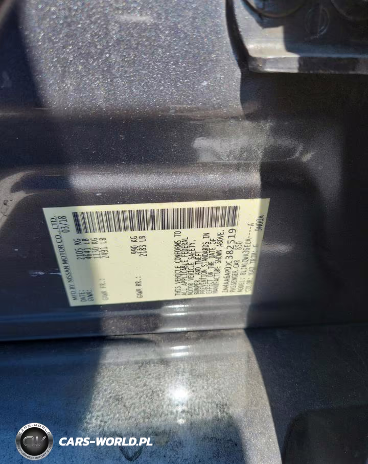 2018 Nissan Maxima 3.5 S VIN:1N4AA6AP0JC382519 - 12