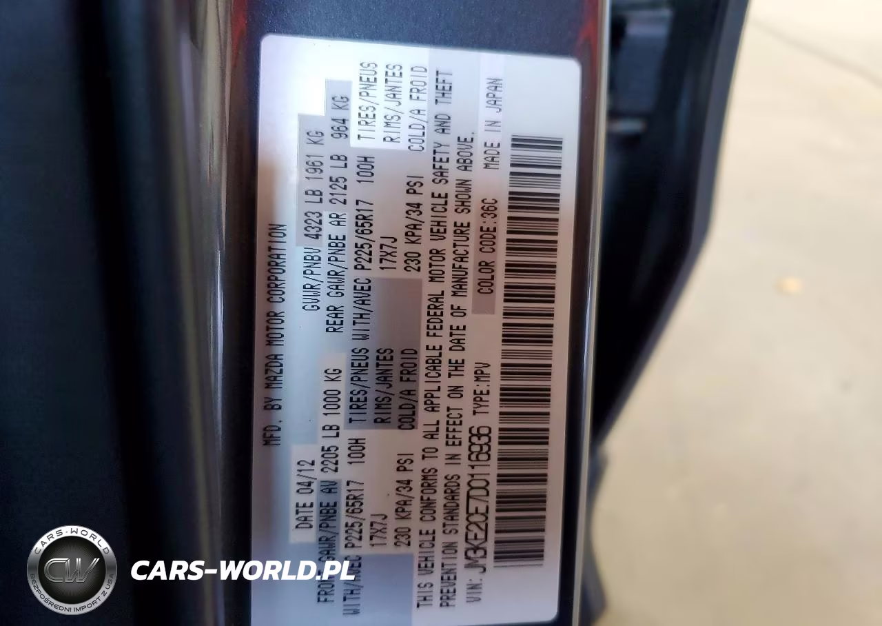 2013 Mazda Cx-5 Touring VIN:JM3KE2CE7D0116936 - 13