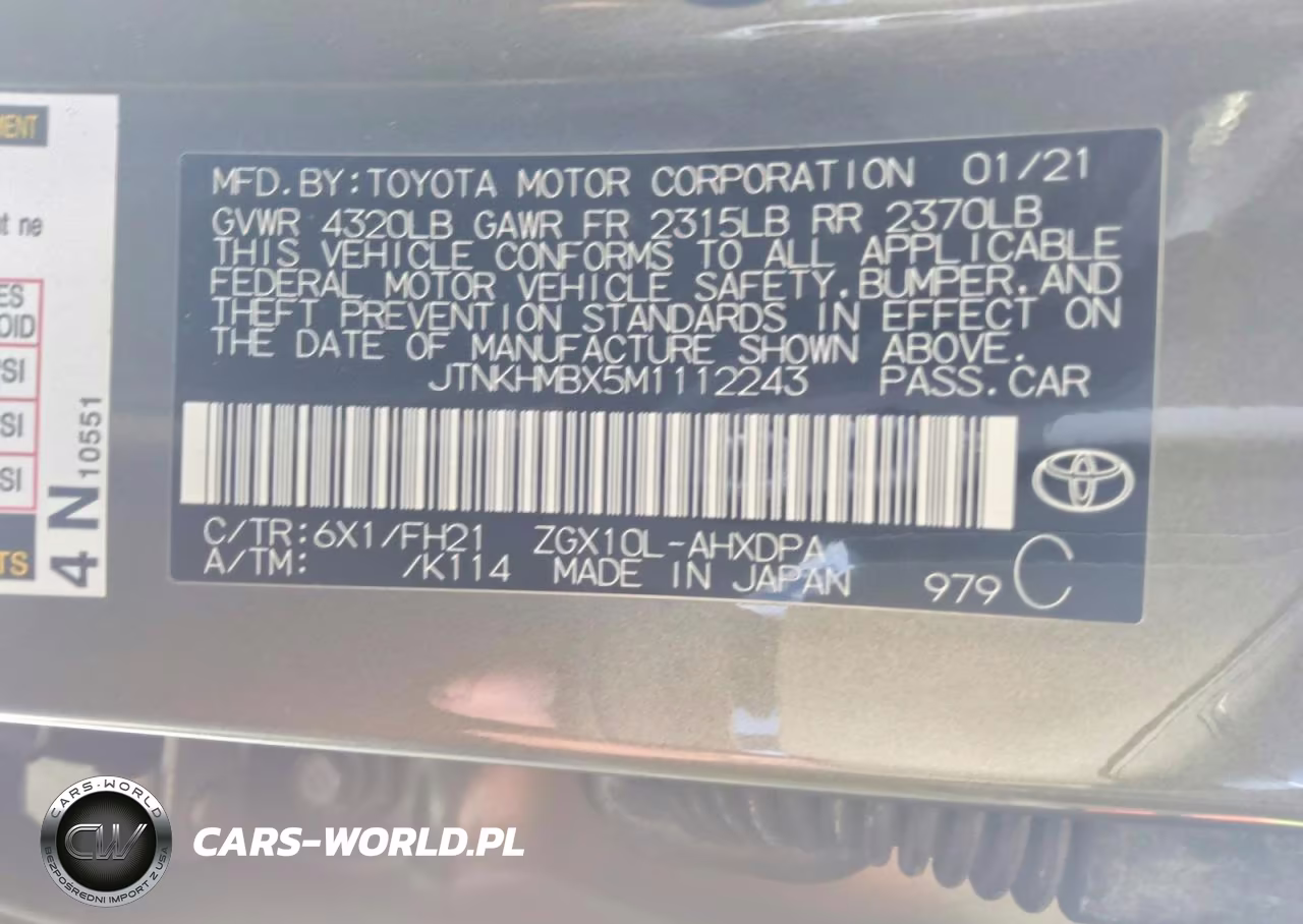2021 Toyota C-Hr Le VIN:JTNKHMBX5M1112243 - 14