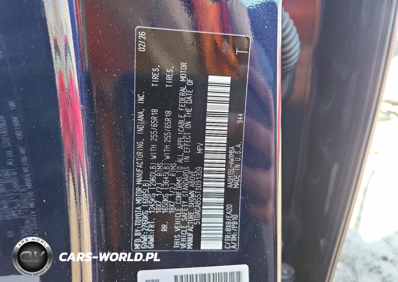 2026 Toyota Grand Highlander Hybrid Xle VIN:5TDACAB55TS091309 - 14