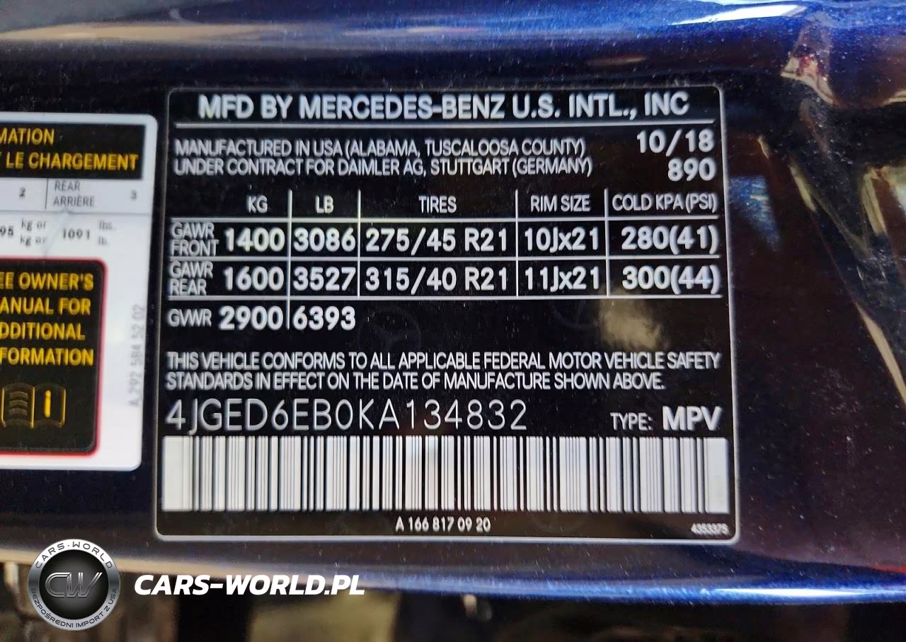 2019 Mercedes-Benz Gle Coupe 43 Amg VIN:4JGED6EB0KA134832 - 13