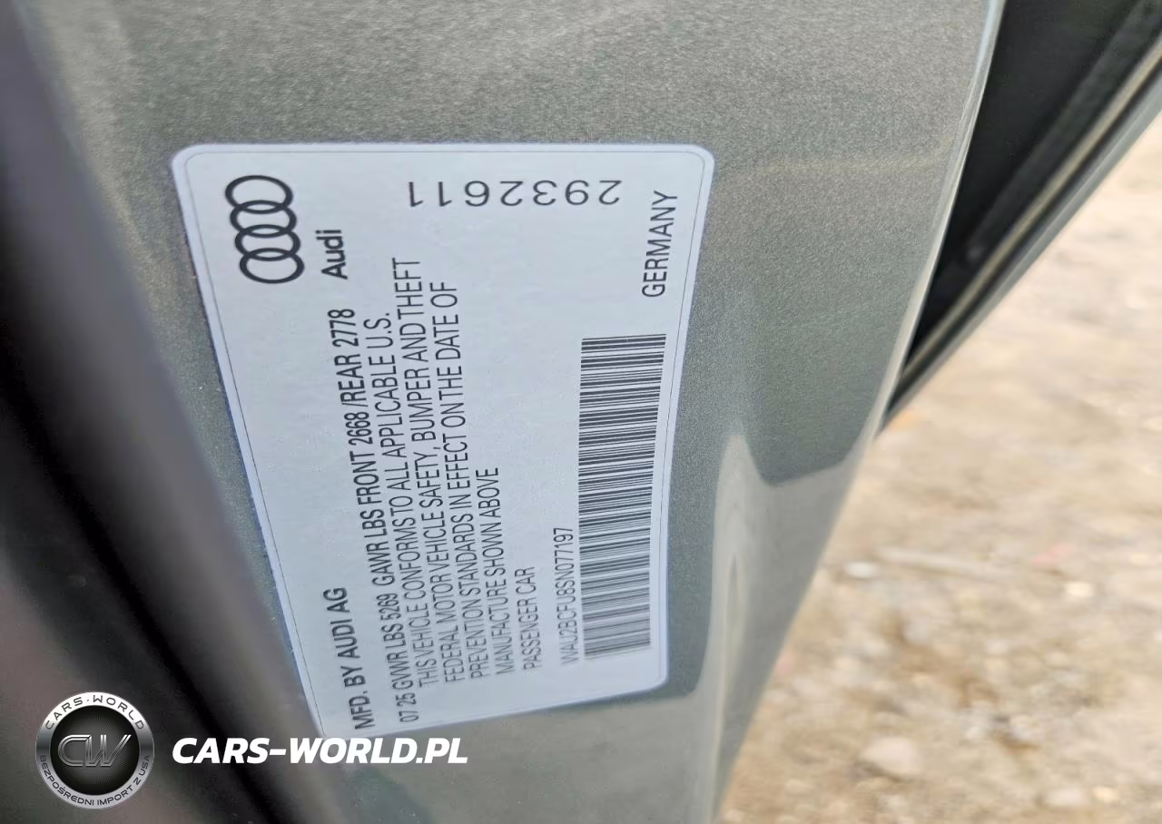 2025 Audi A5 Premium Plus VIN:WAU2BCFU8SN077197 - 12