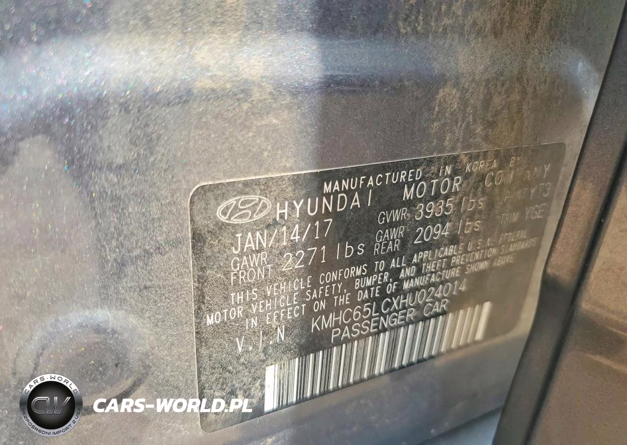 2017 Hyundai Ioniq Blue VIN:KMHC65LCXHU024014 - 12