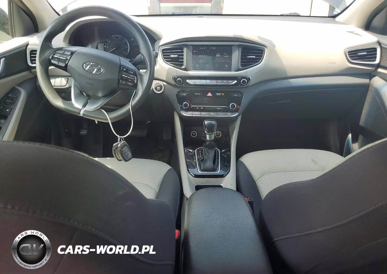 2017 Hyundai Ioniq Blue VIN:KMHC65LCXHU024014 - 8
