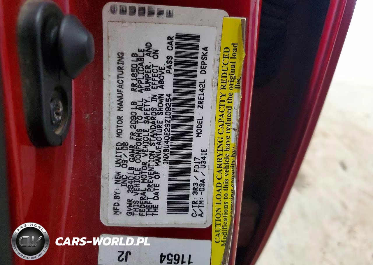 2009 Toyota Corolla S VIN:1NXBU40E29Z109254 - 12
