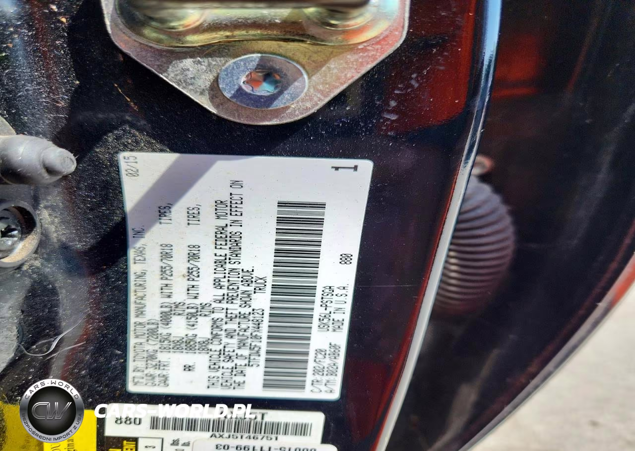 2022 Toyota Tundra Sr5 VIN:5TFDW5F10FX448123 - 12